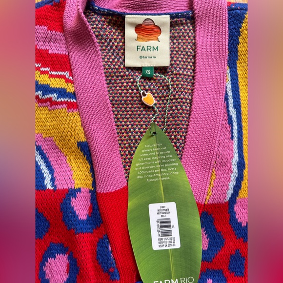 FARM Rio Multicolor Patterned Cardigan - Picture 2 of 4